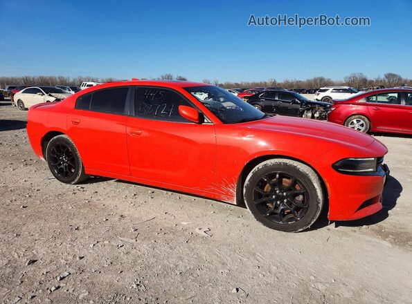 2C3CDXJG7GH357630 2016 DODGE CHARGER Orange Delantero derecho
