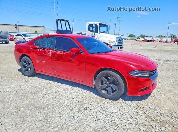 2C3CDXJG8HH559748 2017 DODGE CHARGER Red წინა მარჯვენა