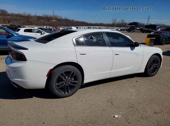 2C3CDXJG9KH693434 2019 DODGE CHARGER White Trasero derecho