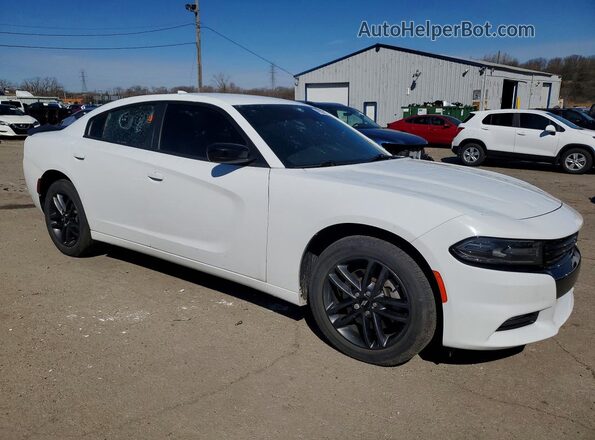 2C3CDXJG9KH693434 2019 DODGE CHARGER White Delantero derecho
