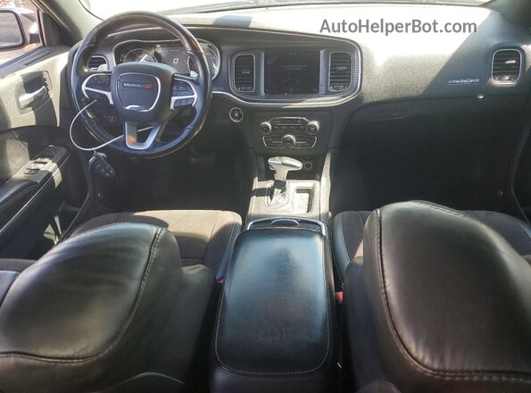 2C3CDXJGXJH231298 2018 DODGE CHARGER Черный Вид панели приборов