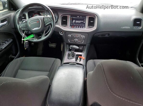 2C3CDXJGXKH671541 2019 DODGE CHARGER White Vista del salpicadero