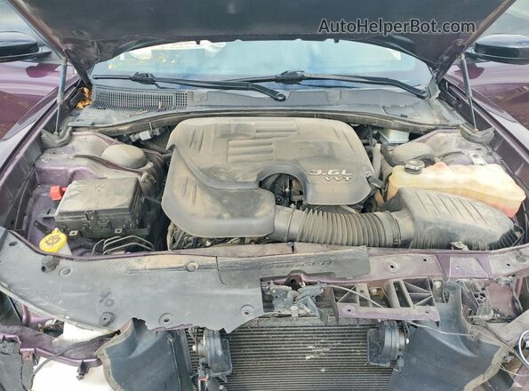 2C3CDXJGXNH162747 2022 DODGE CHARGER Purple Widok wnętrza z tyłu