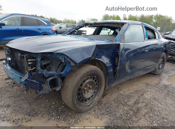 2C3CDXKG1MH648960 2021 DODGE CHARGER Синий Передняя левая четверть