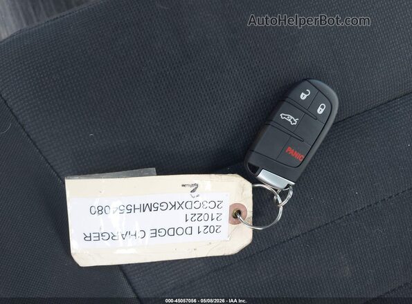 2C3CDXKG5MH554080 2021 DODGE CHARGER Dark Blue Вид панели приборов