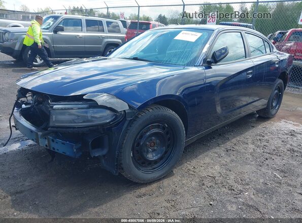 2C3CDXKG5MH554080 2021 DODGE CHARGER Dark Blue Передняя левая четверть