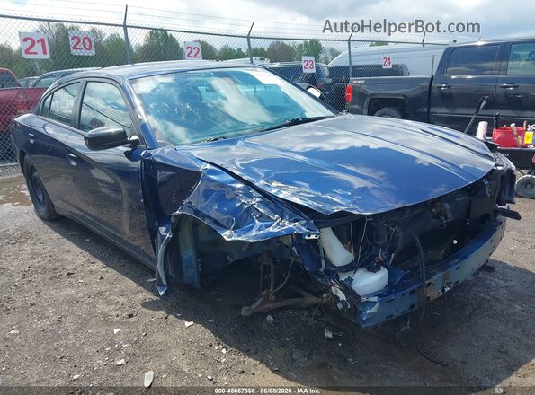 2C3CDXKG5MH554080 2021 DODGE CHARGER Dark Blue Передняя правая четверть