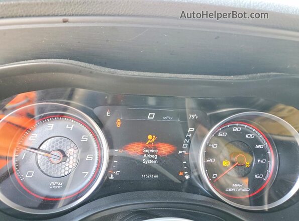 2C3CDXKT2LH186923 2020 DODGE CHARGER White ხელსაწყოთა პანელის ხედი