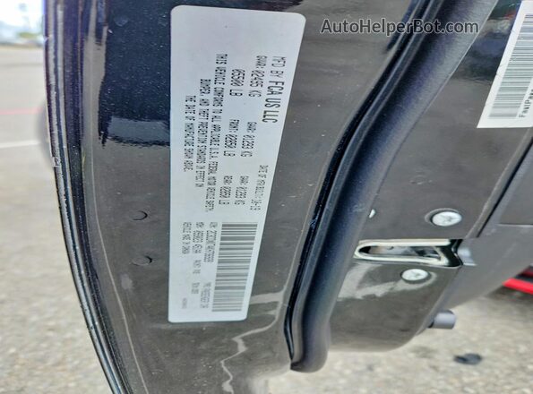2C3CDXKT4KH736928 2019 DODGE CHARGER Black VIN sticker view