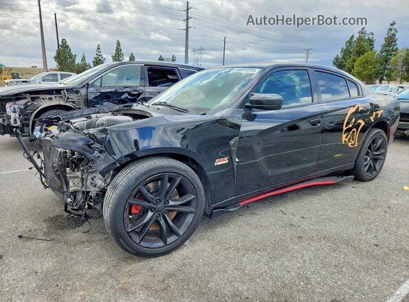 2C3CDXKT4KH736928 2019 DODGE CHARGER Black Front left