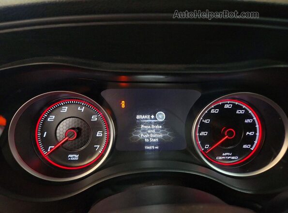 2C3CDXKT5GH160810 2016 DODGE CHARGER Синий Вид щитка приборов