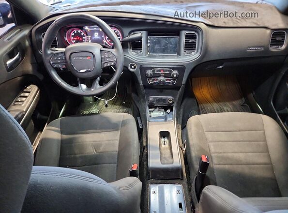 2C3CDXKT5GH160810 2016 DODGE CHARGER Синий Вид панели приборов