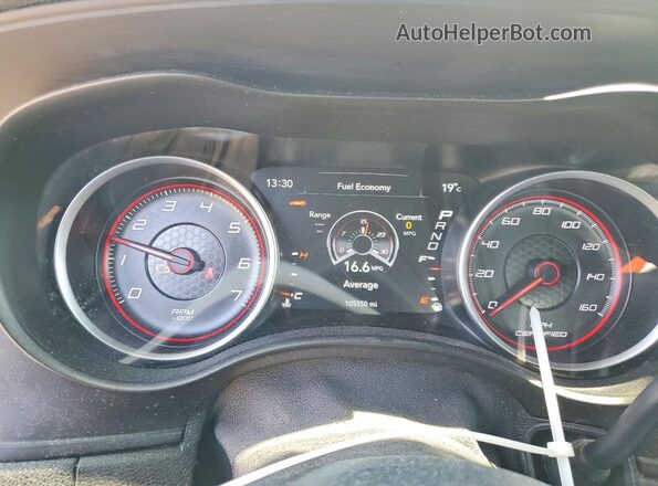 2C3CDXKT5HH655302 2017 DODGE CHARGER Silver ხელსაწყოთა პანელის ხედი