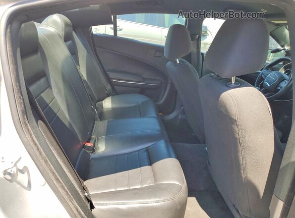 2C3CDXKT5HH655302 2017 DODGE CHARGER Silver უკანა სავარძლების ხედი