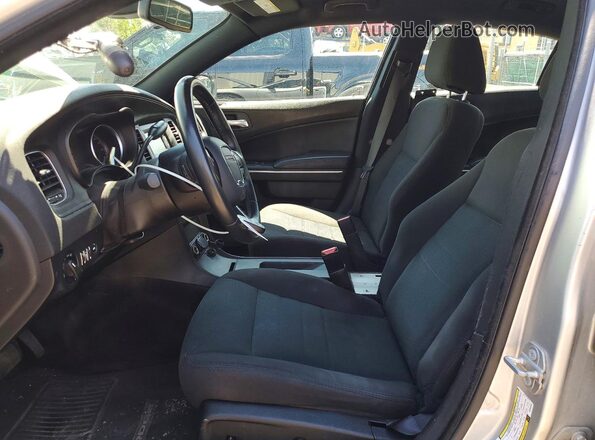 2C3CDXKT5HH655302 2017 DODGE CHARGER Silver წინა სალონის ხედი