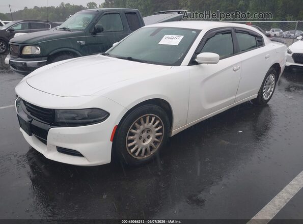 2C3CDXKT7GH268166 2016 DODGE CHARGER White Передня ліва чверть