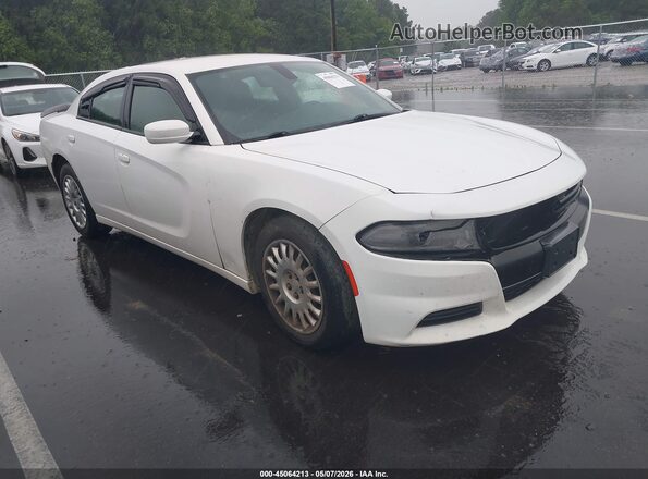 2C3CDXKT7GH268166 2016 DODGE CHARGER White Передня права чверть