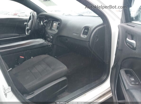 2C3CDXKT7GH268166 2016 DODGE CHARGER White Вид салону спереду