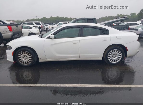 2C3CDXKT7GH268166 2016 DODGE CHARGER White Панорамний вид салону 360°