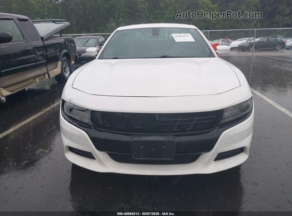 2C3CDXKT7GH268166 2016 DODGE CHARGER White Вид щитка приладів