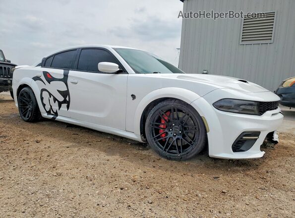 2C3CDXL90KH571754 2019 DODGE CHARGER Белый Передняя правая четверть