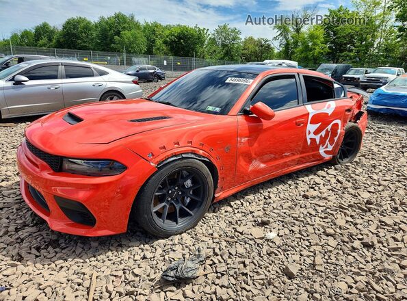 2C3CDXL93GH354464 2016 DODGE CHARGER Orange Front left