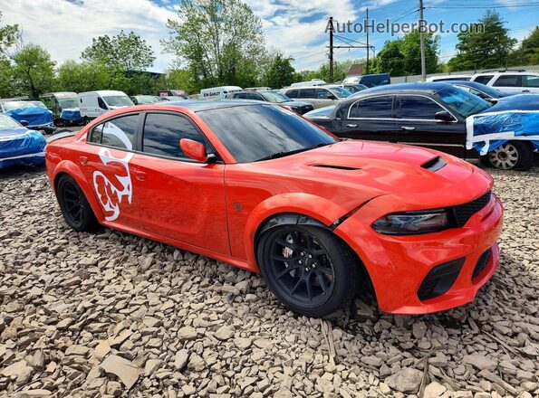 2C3CDXL93GH354464 2016 DODGE CHARGER Orange Front right