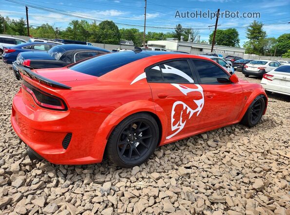 2C3CDXL93GH354464 2016 DODGE CHARGER Orange Rear right