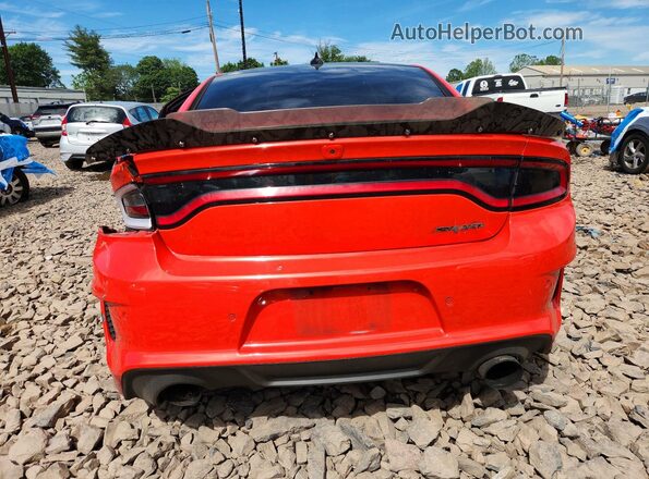 2C3CDXL93GH354464 2016 DODGE CHARGER Orange Rear view