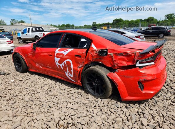 2C3CDXL93GH354464 2016 DODGE CHARGER Orange Rear left