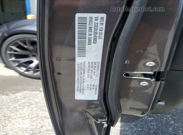 2C3CDXL93LH240538 2020 DODGE CHARGER Charcoal Вид підкапотного простору