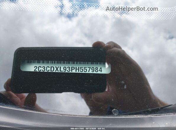 2C3CDXL93PH557984 2023 DODGE CHARGER Серый Вид подкапотного пространства