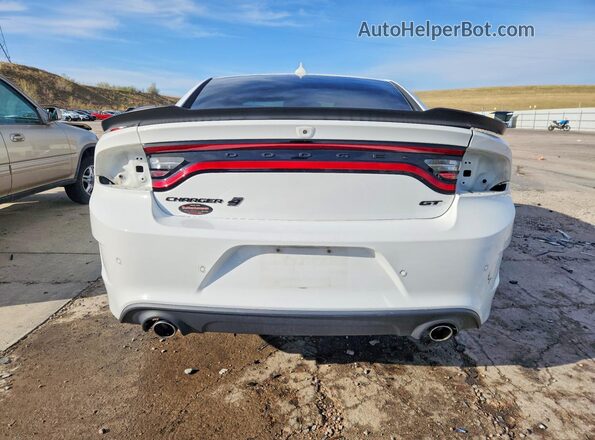 2C3CDXMG2LH145630 2020 DODGE CHARGER Белый Вид сзади