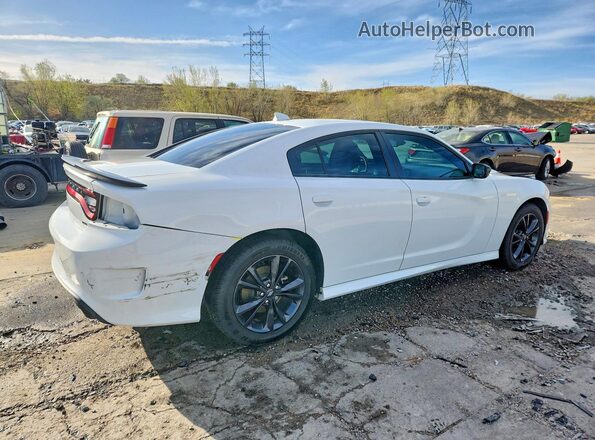 2C3CDXMG2LH145630 2020 DODGE CHARGER Белый Задняя правая четверть