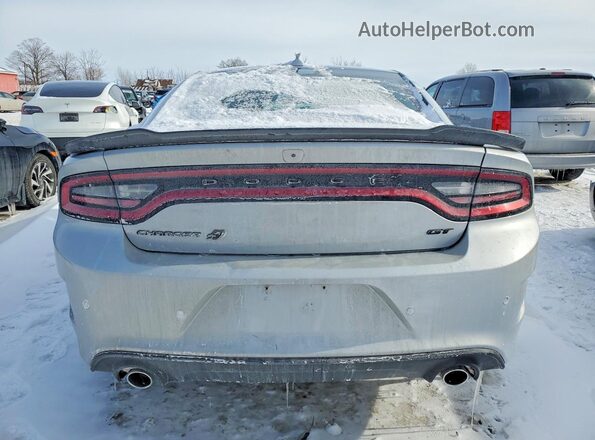 2C3CDXMG4NH265139 2022 DODGE CHARGER Silver Вид ззаду