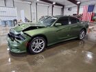 2022 Dodge Charger Gt Зеленый vin: 2C3CDXMGXNH174148