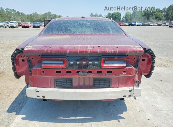 2C3CDZAG0MH571608 2021 DODGE CHALLENGER Burgundy Widok z tyłu