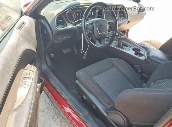 2C3CDZAG0MH571608 2021 DODGE CHALLENGER Burgundy Widok deski rozdzielczej