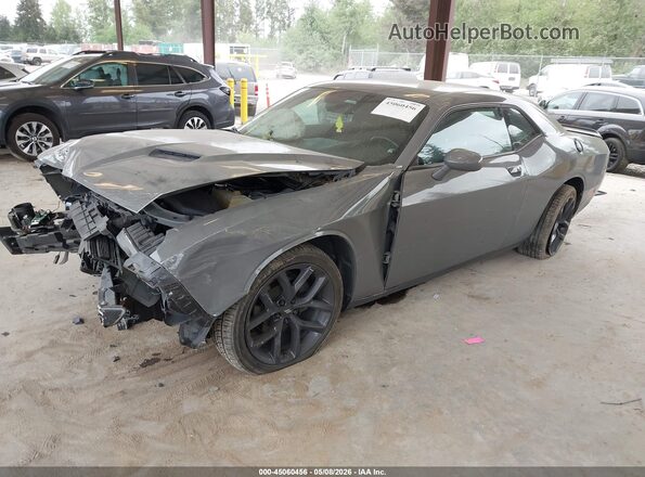 2C3CDZAG1KH691527 2019 DODGE CHALLENGER Серый Передняя левая четверть