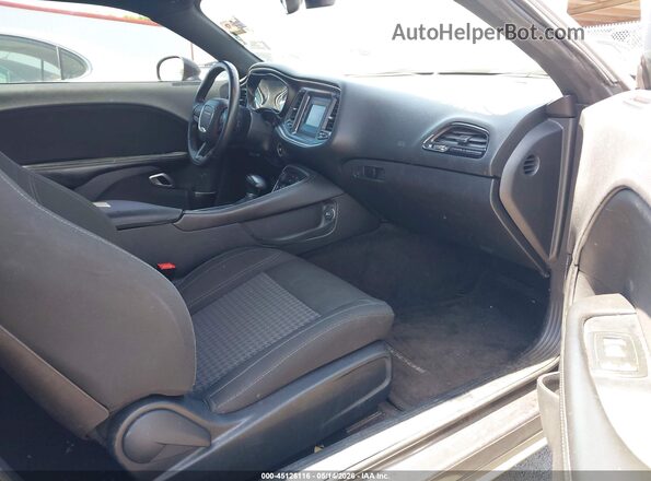 2C3CDZAG2GH137324 2016 DODGE CHALLENGER Серый Вид салона спереди