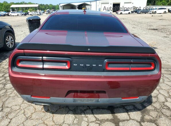 2C3CDZAG2JH171562 2018 DODGE CHALLENGER Красный Вид сзади