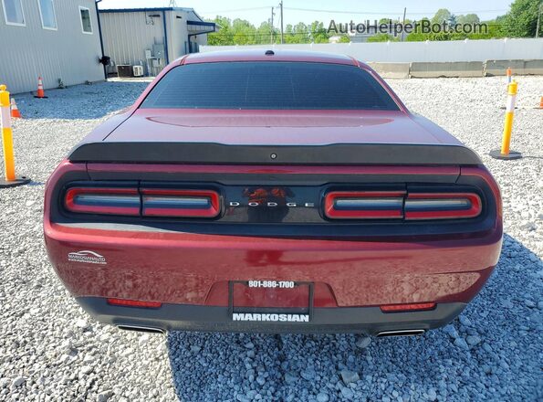 2C3CDZAG2JH322495 2018 DODGE CHALLENGER Бордовый Вид сзади