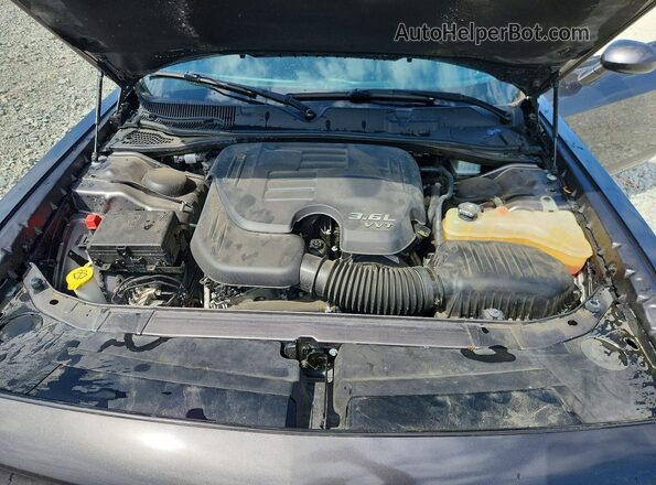 2C3CDZAG2KH620403 2019 DODGE CHALLENGER Серый Вид задней части салона