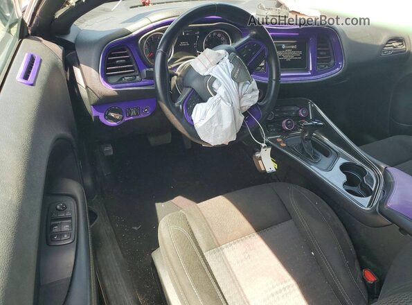 2C3CDZAG2LH227373 2020 DODGE CHALLENGER Black Widok deski rozdzielczej