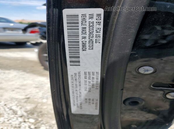 2C3CDZAG2LH227373 2020 DODGE CHALLENGER Black Widok komory silnika