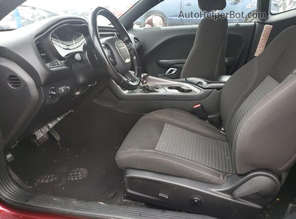 2C3CDZAG2MH534320 2021 DODGE CHALLENGER Бордовый Вид салона спереди