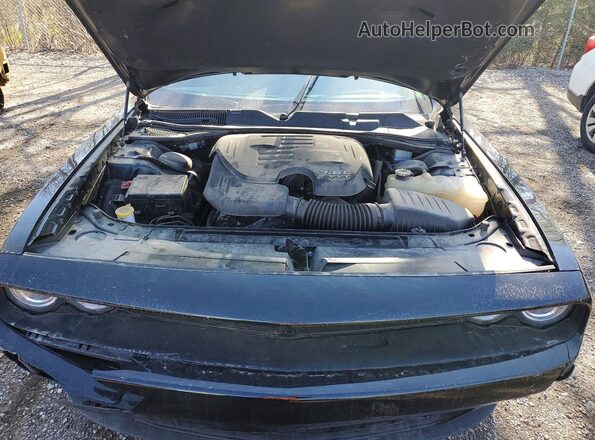 2C3CDZAG2NH113568 2022 DODGE CHALLENGER Черный Вид задней части салона