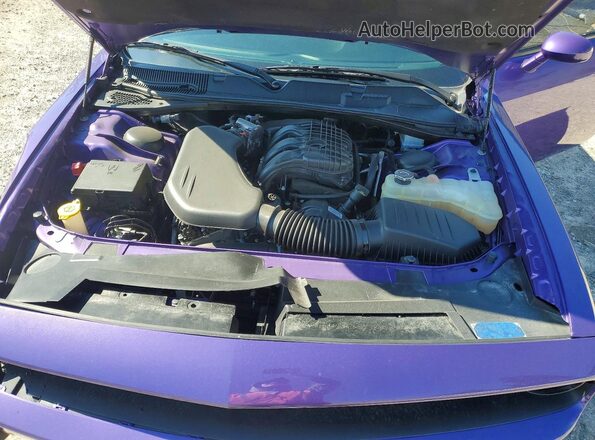 2C3CDZAG2PH602250 2023 DODGE CHALLENGER Purple უკანა სალონის ხედი