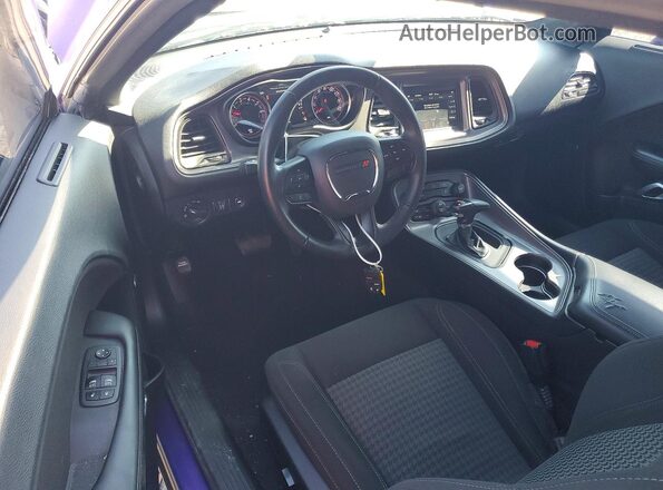 2C3CDZAG2PH602250 2023 DODGE CHALLENGER Purple წინა პანელის ხედი