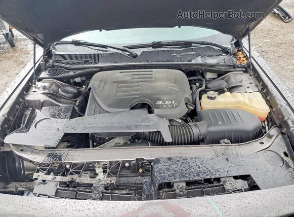 2C3CDZAG3HH598310 2017 DODGE CHALLENGER Серый Вид задней части салона